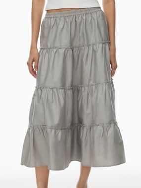 Aritzia Sunday Best Twill Cotton Skirt